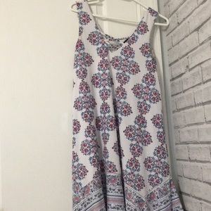 Uneven hem dress